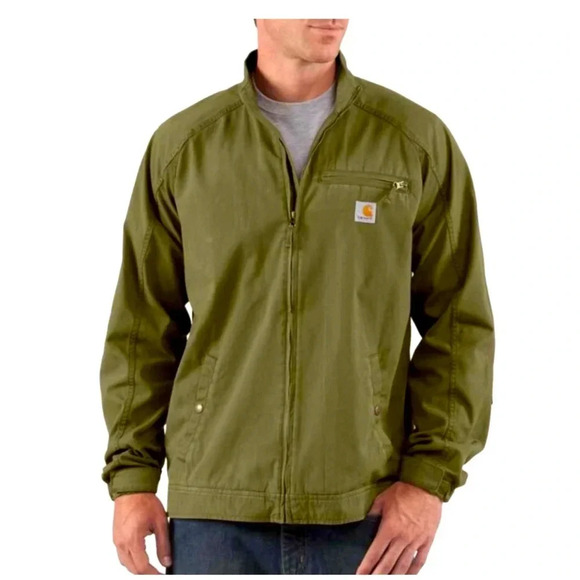 Carhartt Edlin Cotton Canvas Jacket- Mesh Lined - Picture 1 of 10